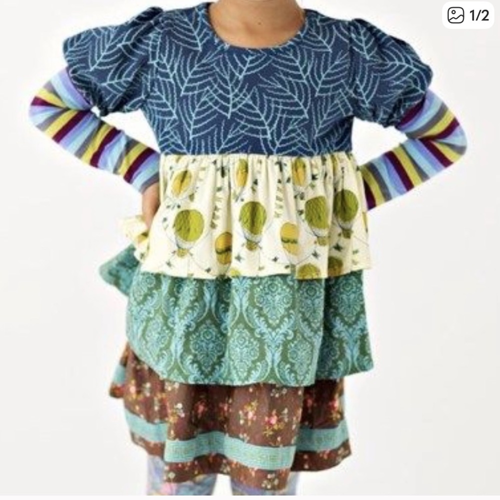 Matilda Jane Paint by Numbers Quiet Green Dress 4